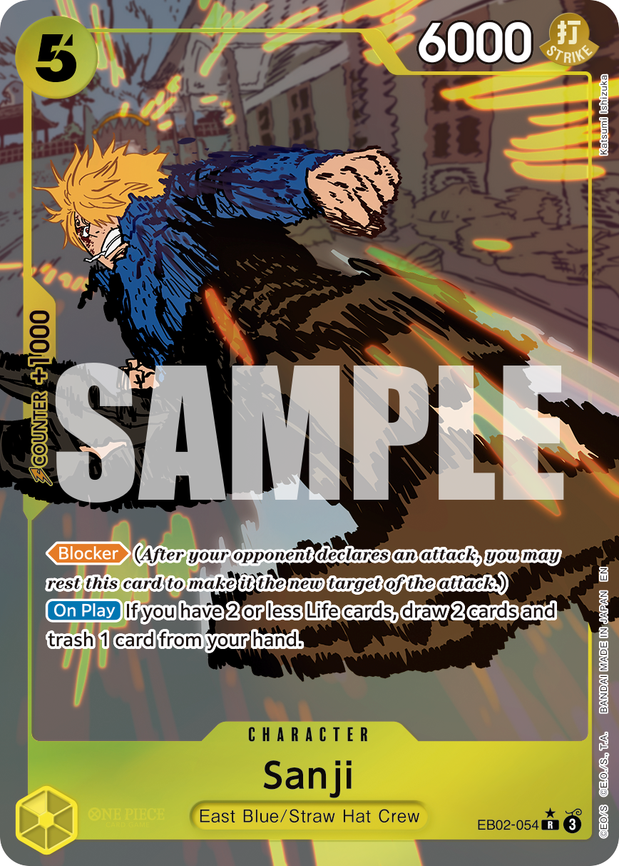 Sanji (Alternate Art) - EB02-054 - Anime 25th Collection