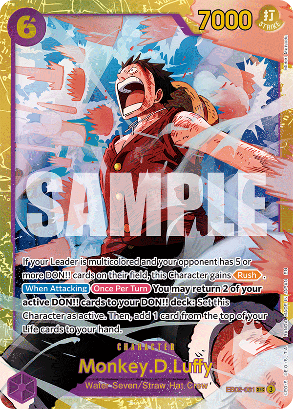 Monkey.D.Luffy - EB02-061 - Anime 25th Collection
