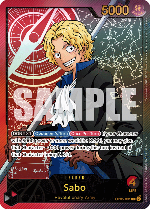 Sabo (SP) - OP05-001 - Anime 25th Collection
