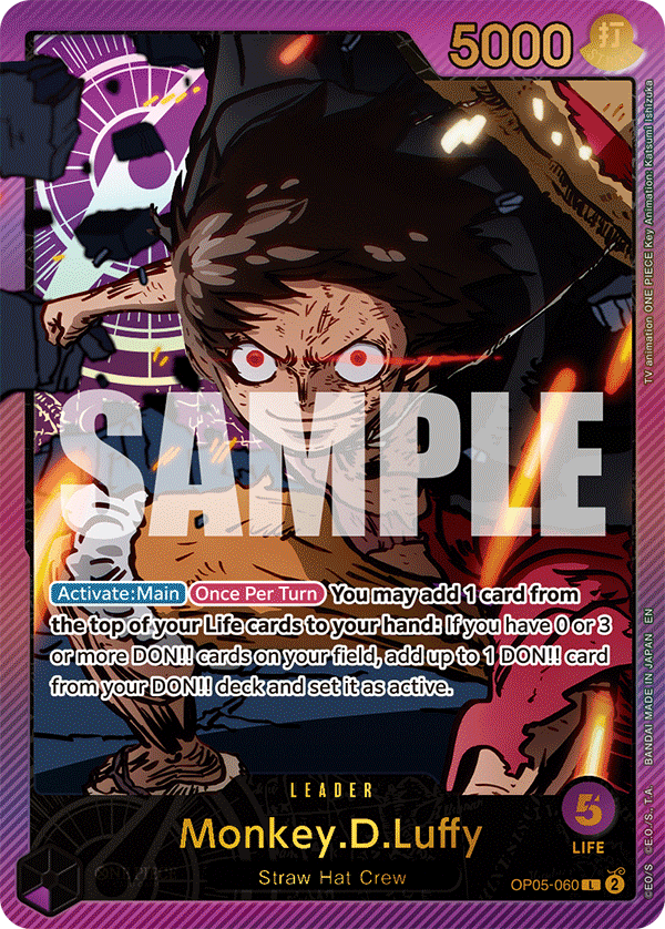 Monkey.D.Luffy (SP) - OP05-060 - Anime 25th Collection