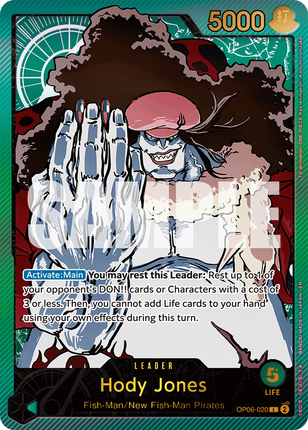 Hody Jones (SP) - OP06-020 - Anime 25th Collection