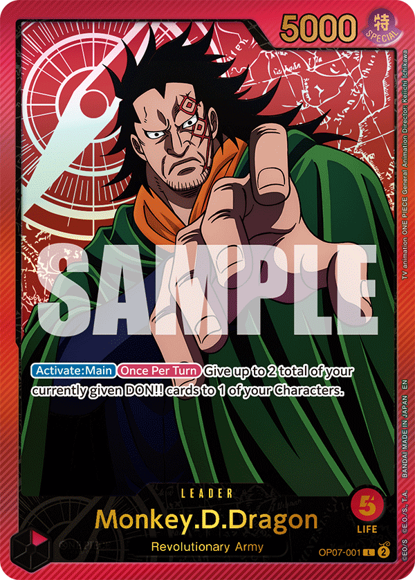 Monkey.D.Dragon (SP) - OP07-001 - Anime 25th Collection