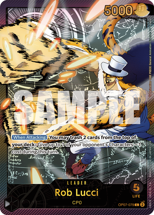 Rob Lucci (SP) - OP07-079 - Anime 25th Collection
