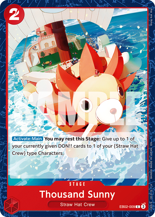 Thousand Sunny - EB02-009 - Anime 25th Collection