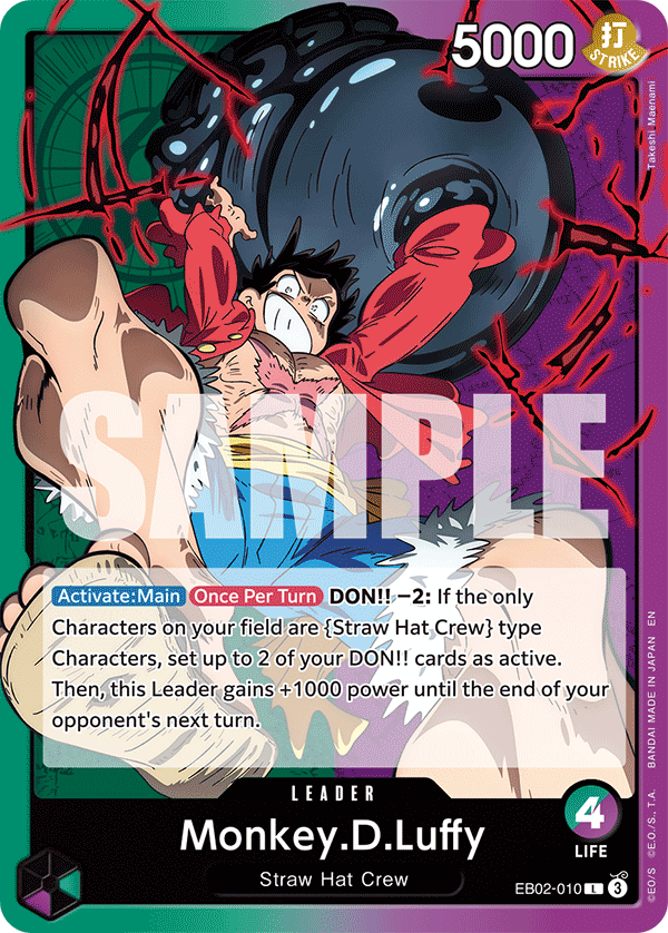 Monkey.D.Luffy - EB02-010 - Anime 25th Collection