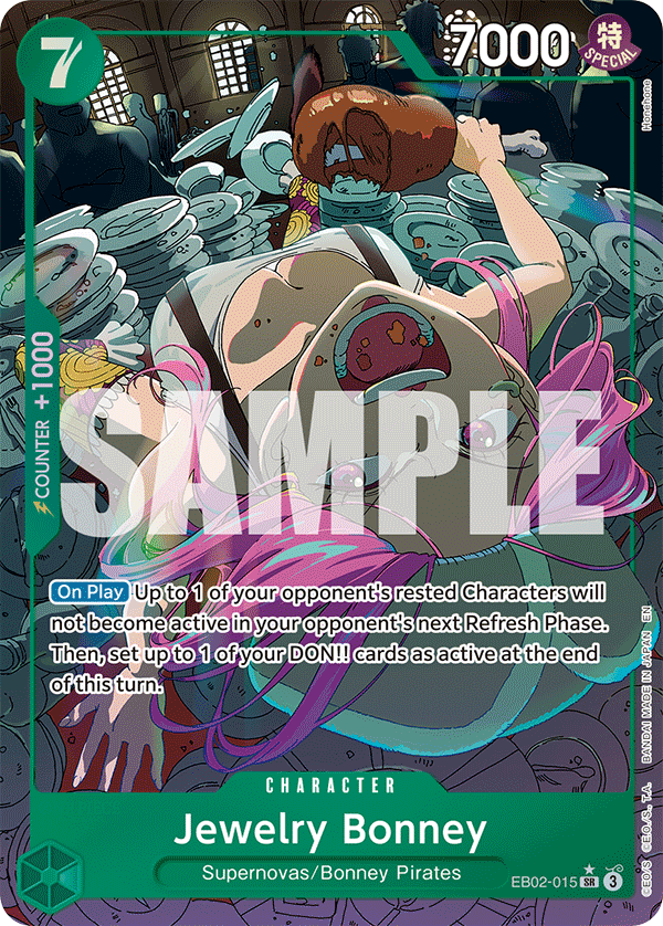 Jewelry Bonney (Alternate Art) - EB02-015 - Anime 25th Collection