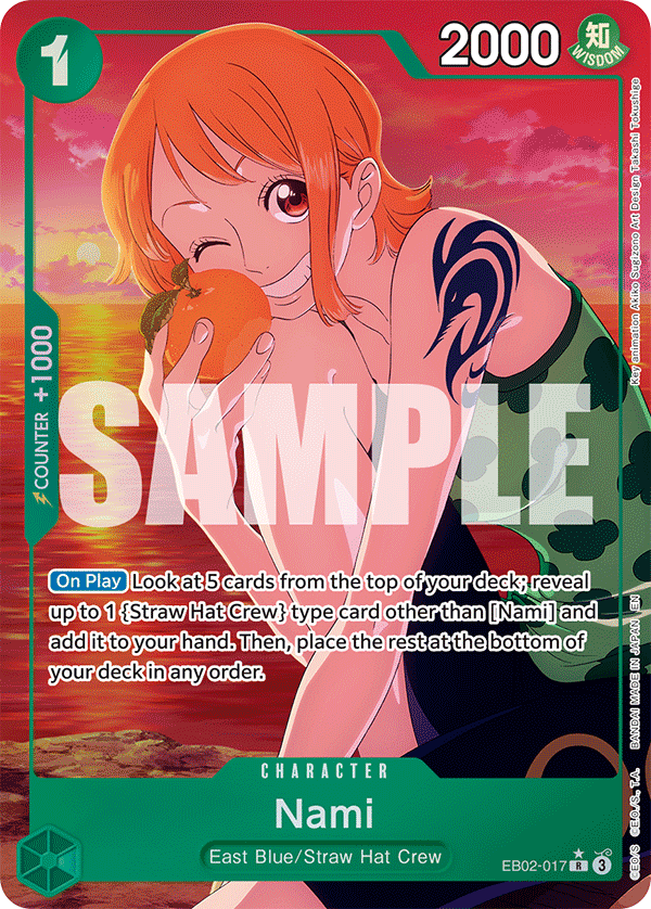 Nami (Alternate Art) - EB02-017 - Anime 25th Collection