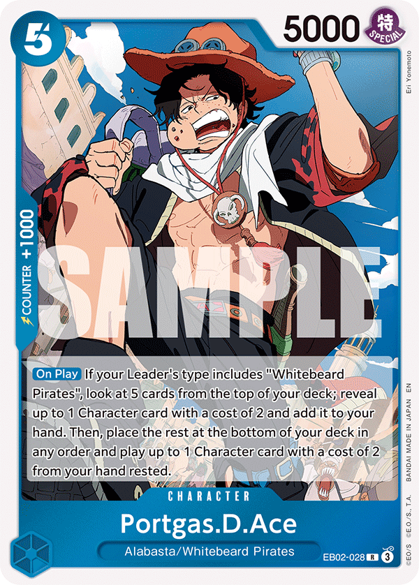 Portgas.D.Ace - EB02-028 - Anime 25th Collection