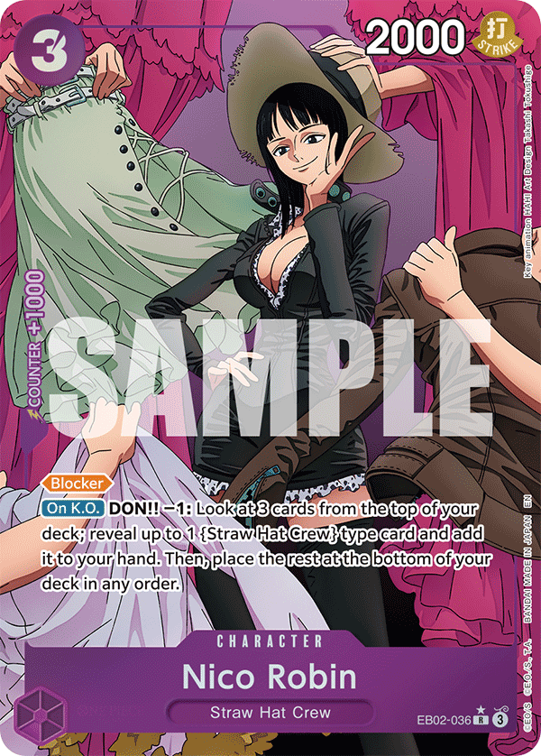 Nico Robin (Alternate Art) - EB02-036 - Anime 25th Collection