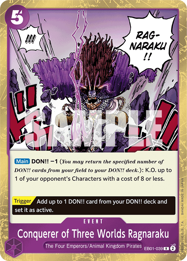 Conquerer of Three Worlds Ragnaraku - EB01-039 - MEMORIAL COLLECTION
