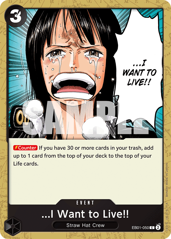 ...I Want to Live!! - EB01-050 - MEMORIAL COLLECTION