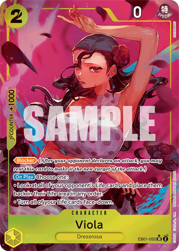 Viola (Alternate Art) - EB01-052 - MEMORIAL COLLECTION