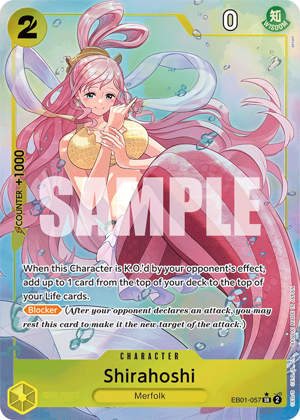 Shirahoshi (Alternate Art) - EB01-057 - MEMORIAL COLLECTION