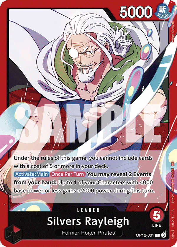 Silvers Rayleigh - OP12-001 - LEGACY OF THE MASTER