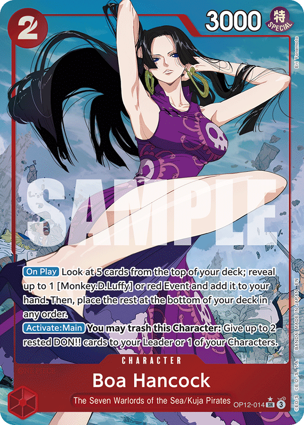 Boa Hancock (Alternate Art) - OP12-014 - LEGACY OF THE MASTER