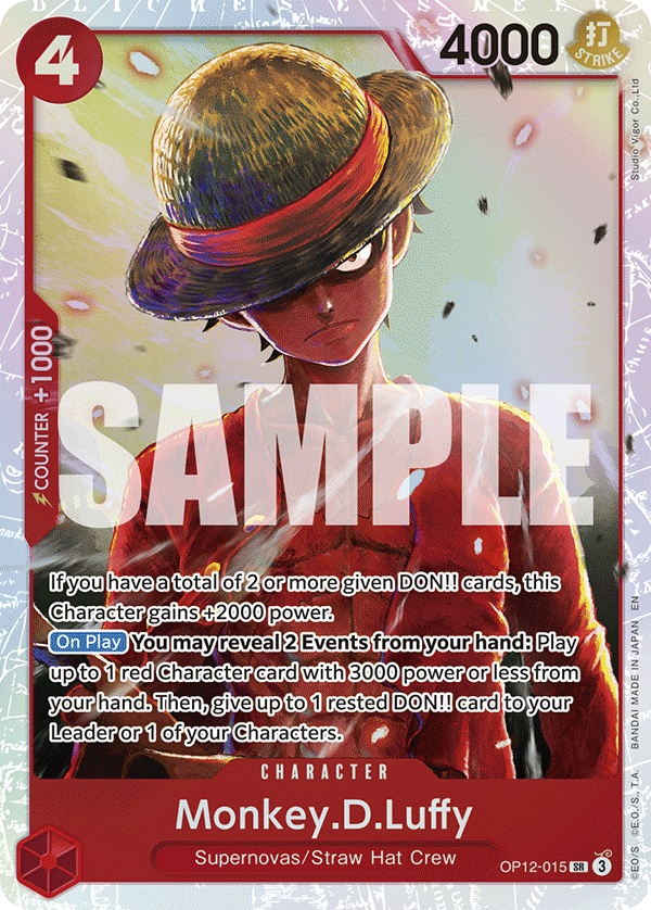 Monkey.D.Luffy - OP12-015 - LEGACY OF THE MASTER