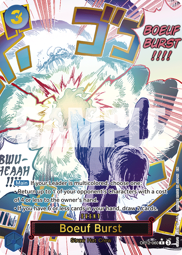 Boeuf Burst (Alternate Art) - OP12-060 - LEGACY OF THE MASTER