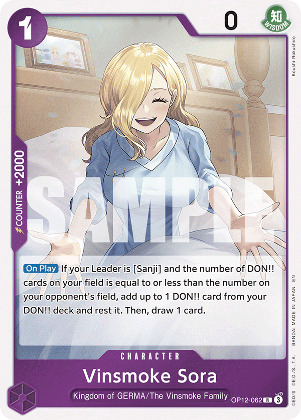 Vinsmoke Sora - OP12-062 - LEGACY OF THE MASTER