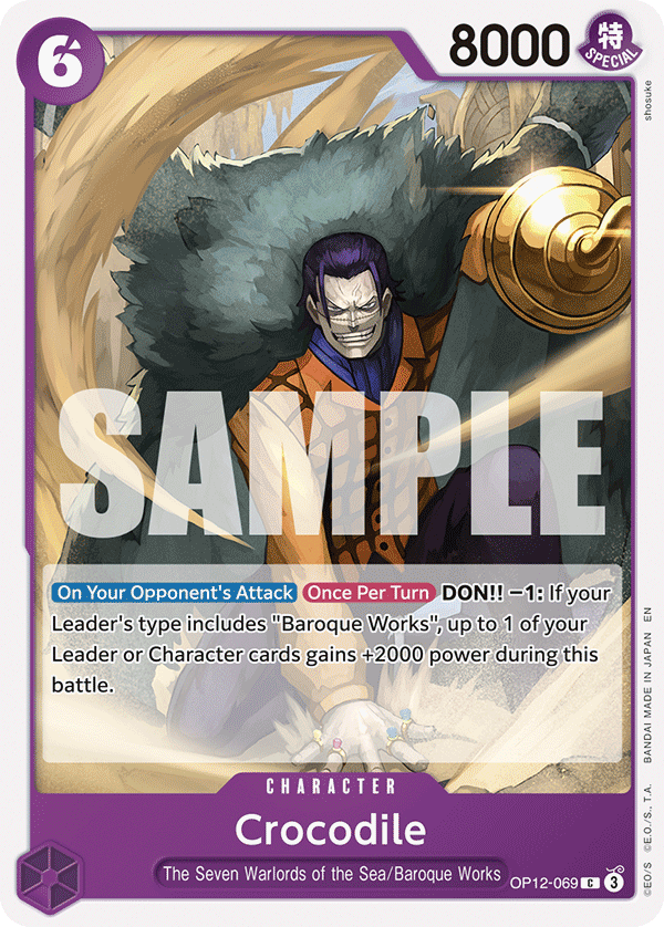 Crocodile - OP12-069 - LEGACY OF THE MASTER