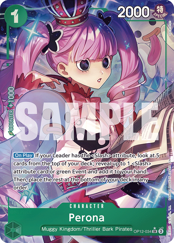 Perona (Alternate Art) - OP12-034 - LEGACY OF THE MASTER