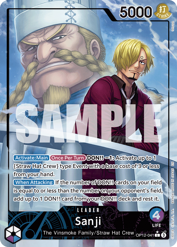 Sanji (Alternate Art) - OP12-041 - LEGACY OF THE MASTER