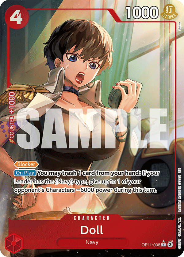Doll (Alternate Art) - OP11-008 - A FIST OF DIVINE SPEED