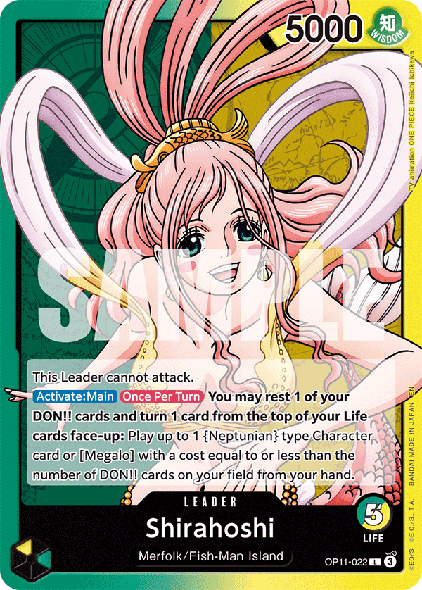 Shirahoshi - OP11-022 - A FIST OF DIVINE SPEED