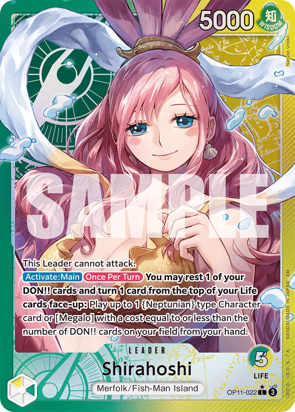 Shirahoshi (Alternate Art) - OP11-022 - A FIST OF DIVINE SPEED