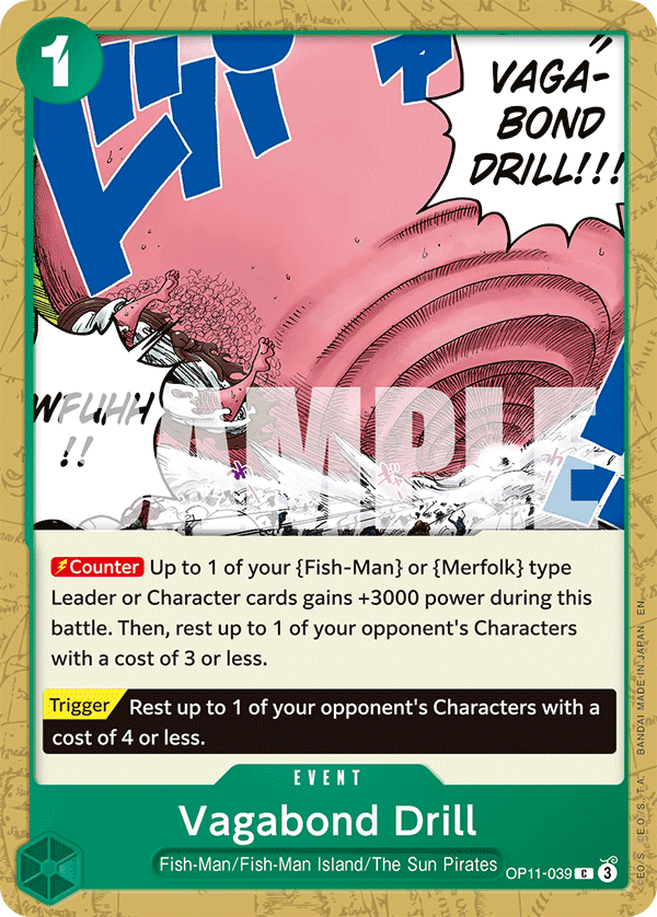 Vagabond Drill - OP11-039 - A FIST OF DIVINE SPEED