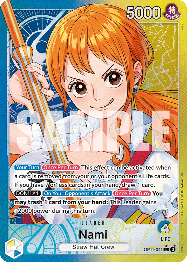 Nami (Alternate Art) - OP11-041 - A FIST OF DIVINE SPEED