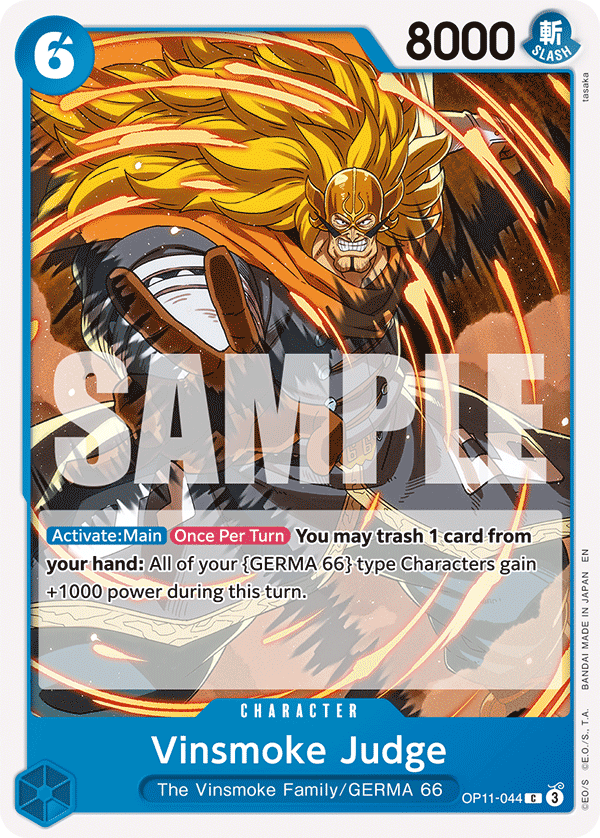 Vinsmoke Judge - OP11-044 - A FIST OF DIVINE SPEED