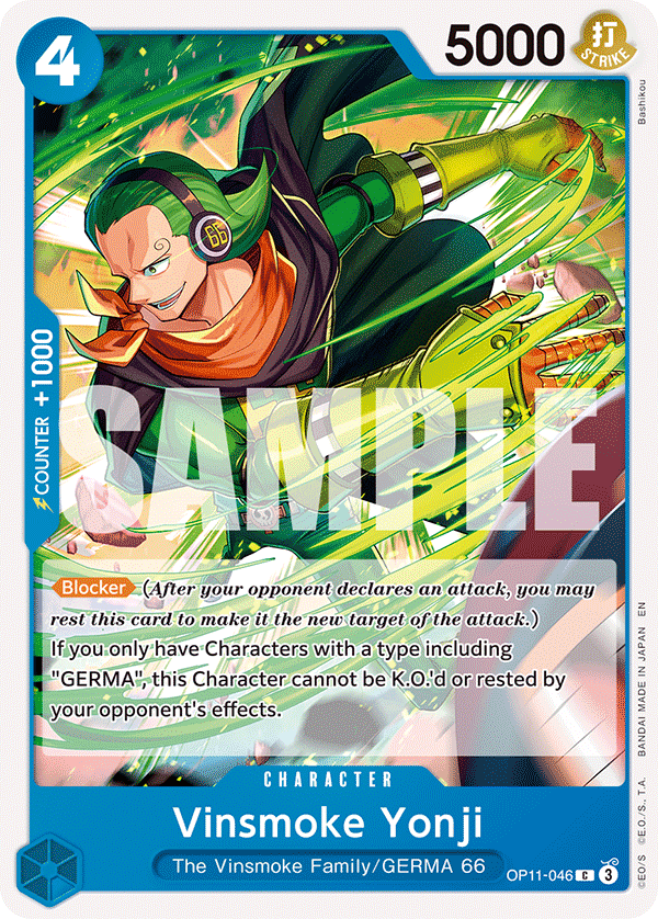 Vinsmoke Yonji - OP11-046 - A FIST OF DIVINE SPEED