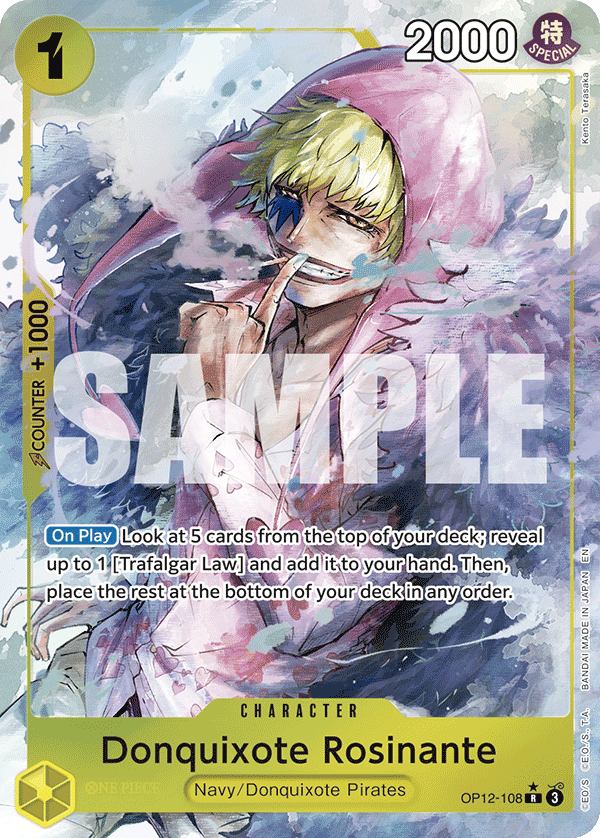 Donquixote Rosinante (Alternate Art) - OP12-108 - LEGACY OF THE MASTER