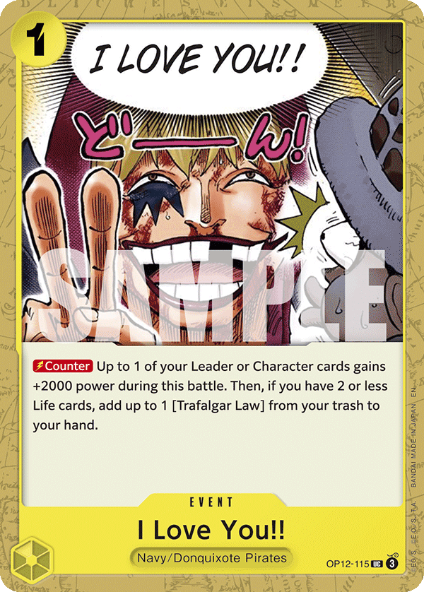 I Love You!! - OP12-115 - LEGACY OF THE MASTER