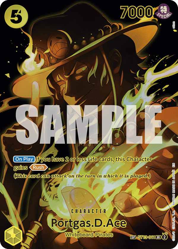 Portgas.D.Ace (SP) - ST13-011 - LEGACY OF THE MASTER