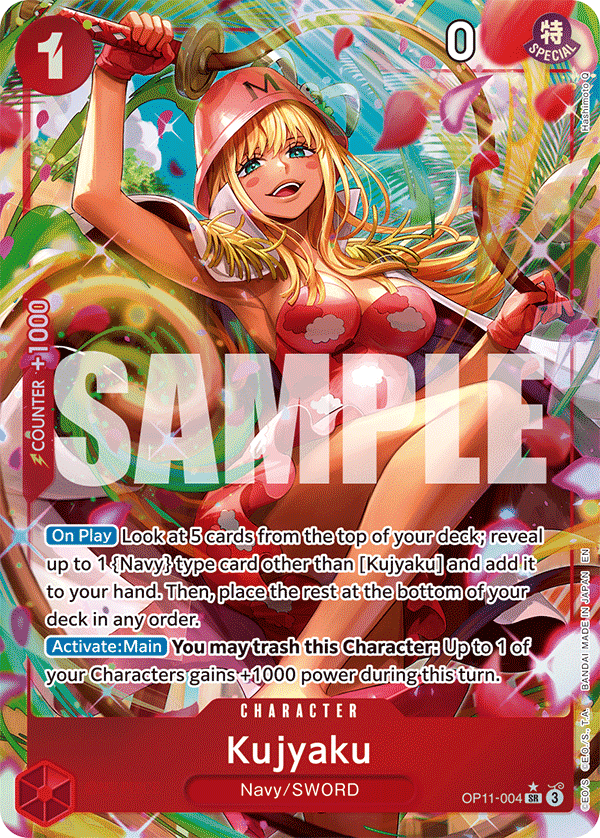 Kujyaku (Alternate Art) - OP11-004 - A FIST OF DIVINE SPEED
