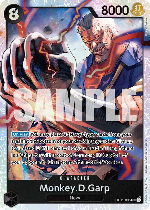 Monkey.D.Garp - OP11-095 - A FIST OF DIVINE SPEED
