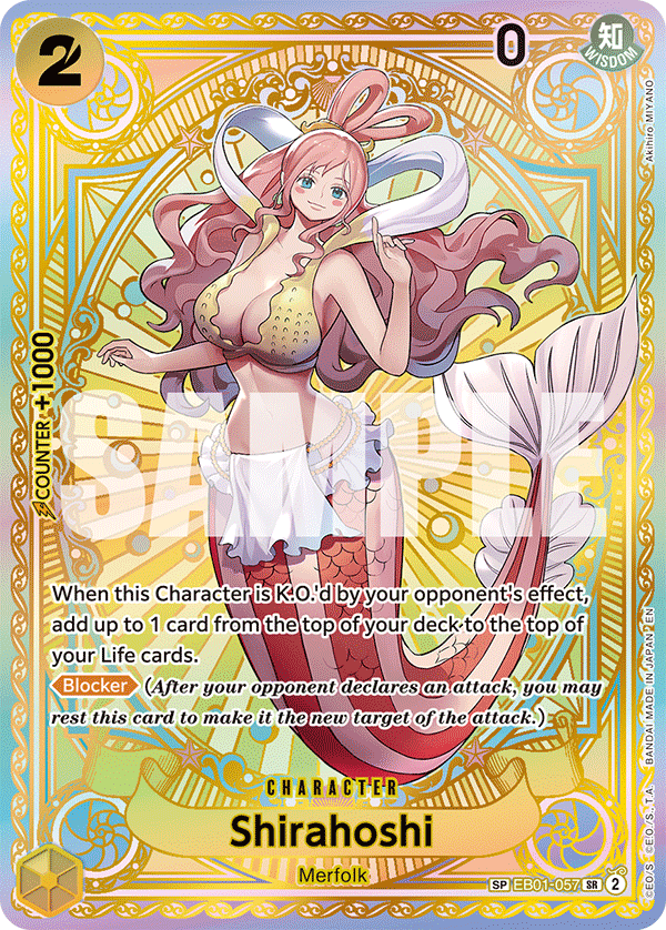 Shirahoshi (SP) - EB01-057 - A FIST OF DIVINE SPEED