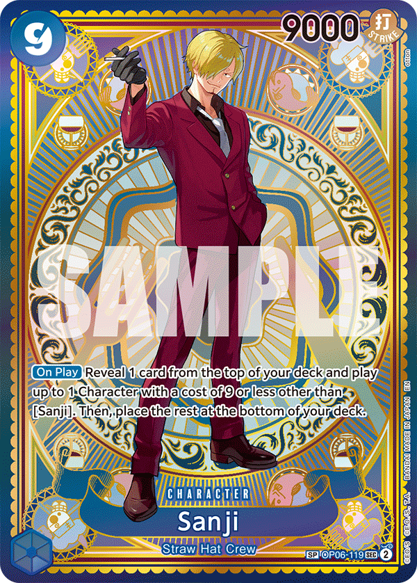 Sanji (SP) - OP06-119 - A FIST OF DIVINE SPEED