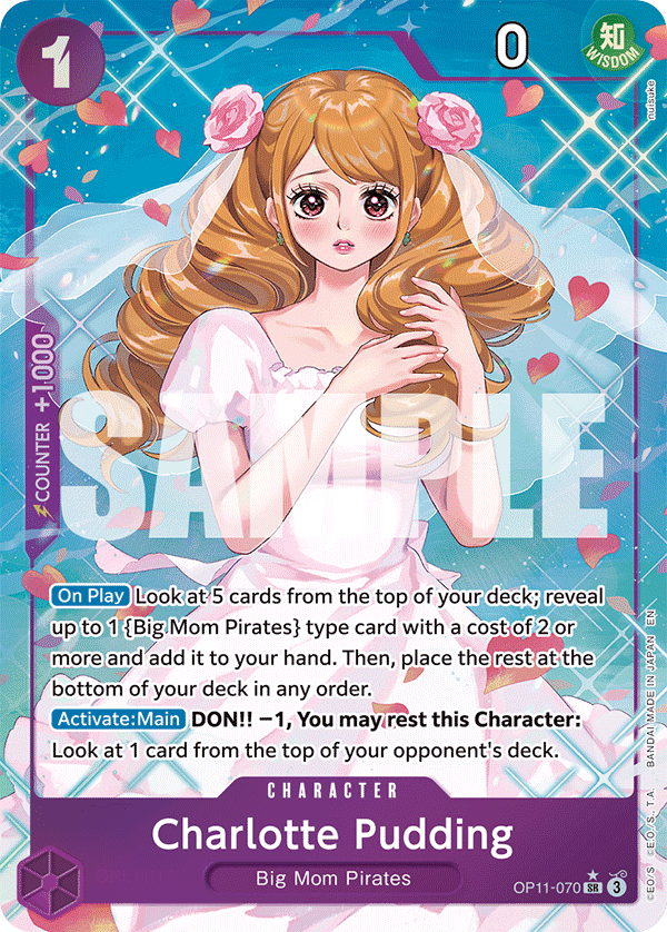 Charlotte Pudding (Alternate Art) - OP11-070 - A FIST OF DIVINE SPEED