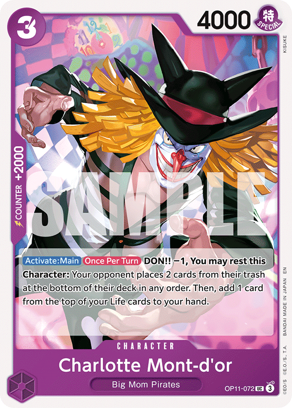 Charlotte Mont-d'or - OP11-072 - A FIST OF DIVINE SPEED