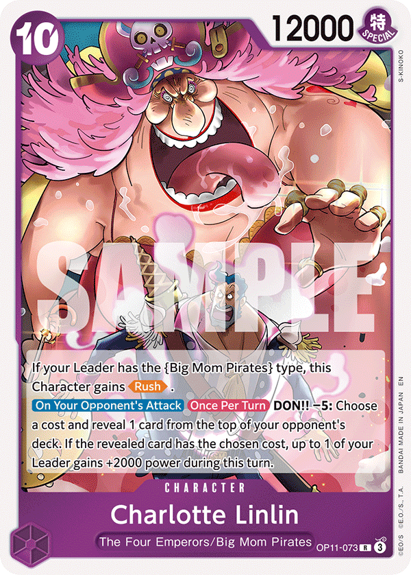 Charlotte Linlin - OP11-073 - A FIST OF DIVINE SPEED