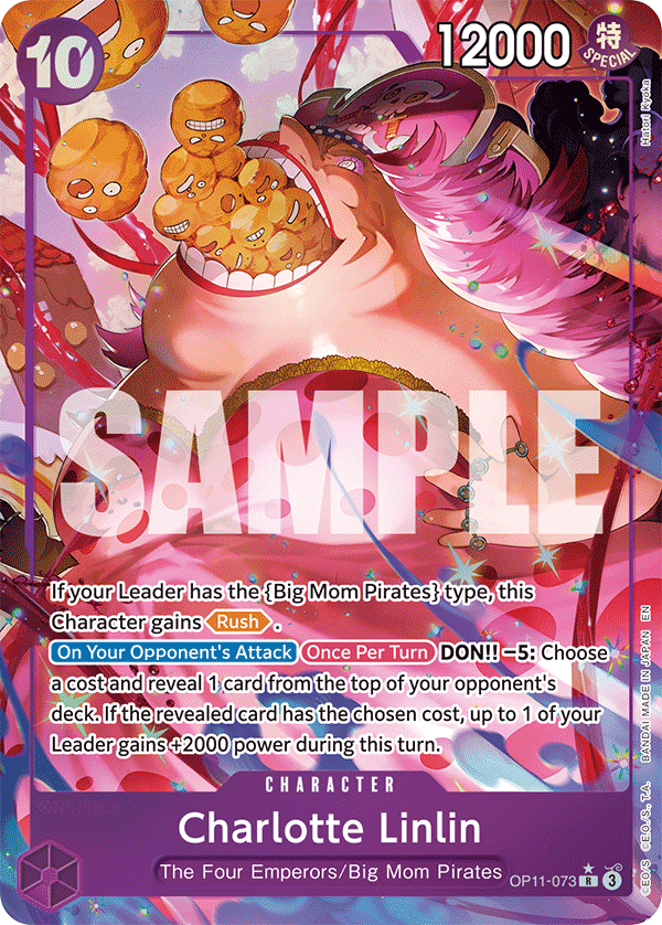 Charlotte Linlin (Alternate Art) - OP11-073 - A FIST OF DIVINE SPEED