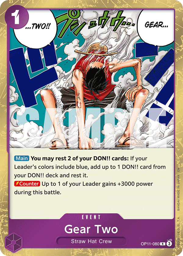 Gear Two - OP11-080 - A FIST OF DIVINE SPEED