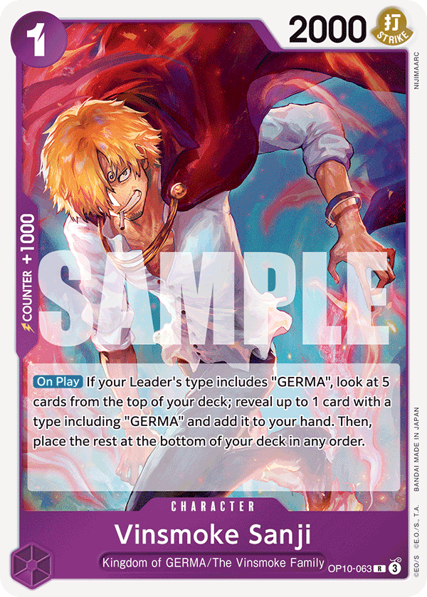 Vinsmoke Sanji - OP10-063 - ROYAL BLOOD