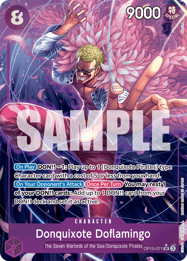 Donquixote Doflamingo (Alternate Art) - OP10-071 - ROYAL BLOOD