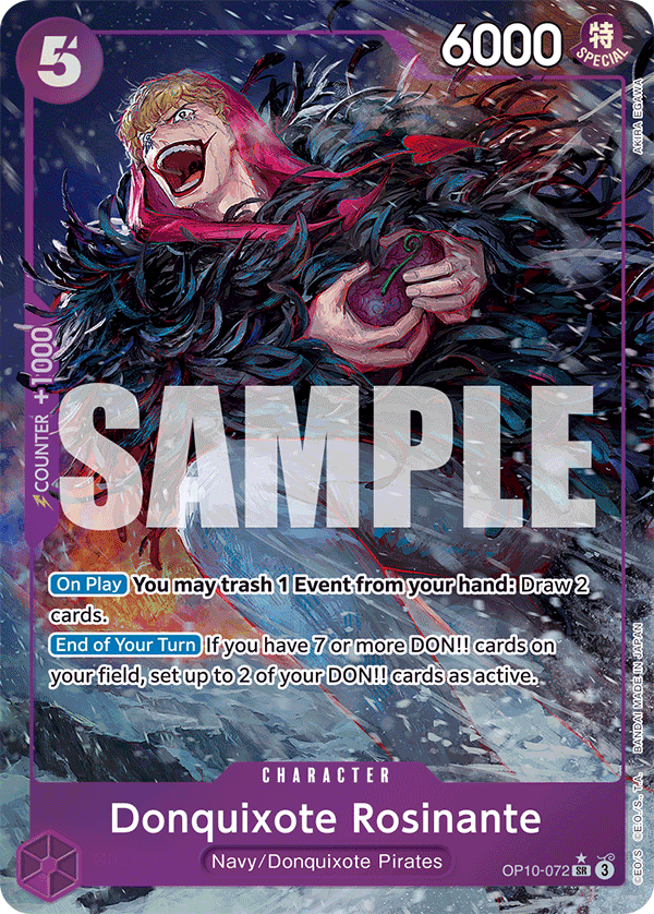 Donquixote Rosinante (Alternate Art) - OP10-072 - ROYAL BLOOD