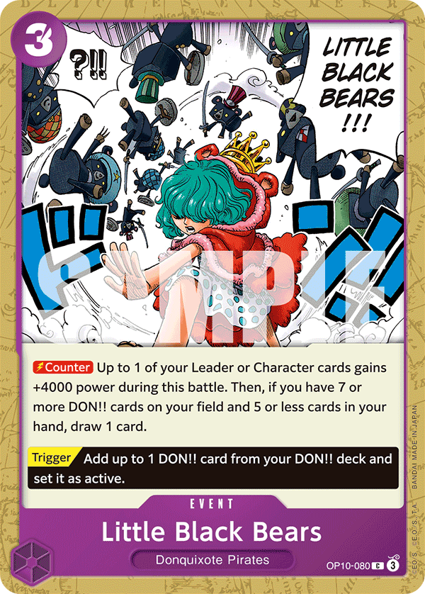 Little Black Bears - OP10-080 - ROYAL BLOOD