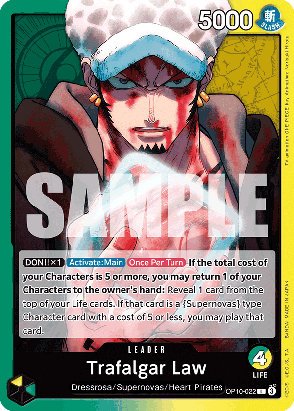 Trafalgar Law - OP10-022 - ROYAL BLOOD