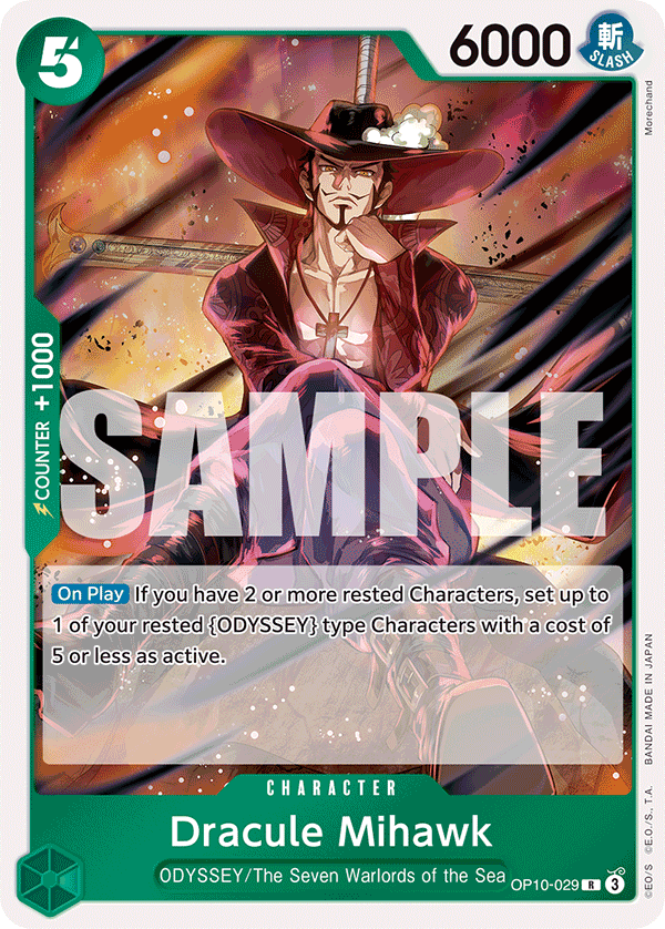 Dracule Mihawk - OP10-029 - ROYAL BLOOD